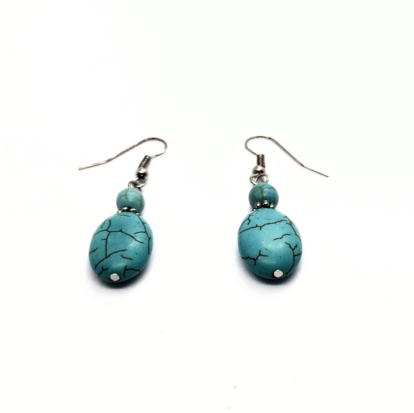 Jewelry - 🔴 15/$25.Great Turquoise and Silver Earrings